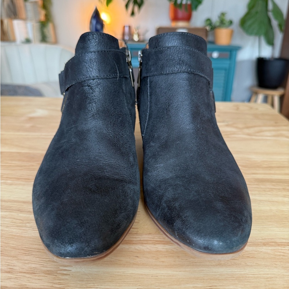 Clarks Spye Belle Black Leather Ankle Booties - Women’s Size 11 - Picture 2 of 9
